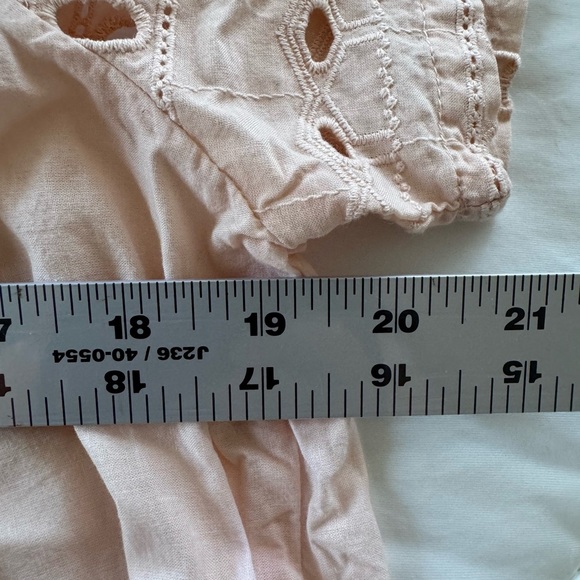 Dip Embroidered Crop Top Coastal Cottagecore Women’s Size Small - Picture 9 of 9